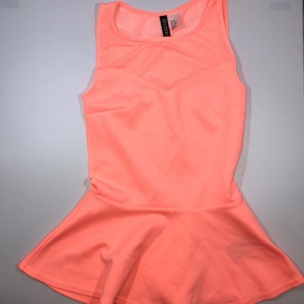 Coral Sleeveless Top